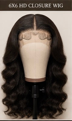 Virgin 6x6 HD Closure Wig